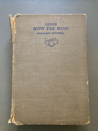 Gone With The Wind - Margaret Mitchell 1940 Printing Hard Cover