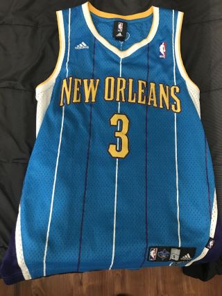 Chris Paul Orleans Hornets 3 Adidas Jersey Size Men Large Small Nba