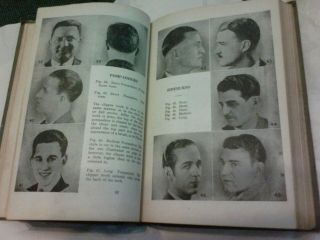 1947 Modern Textbook On Barbering,  Vintage Hair Styles,  Tri - City Barber College