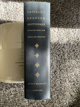 Cassell’s Spanish English Spanish Dictionary Published In U.  S.  A 1960