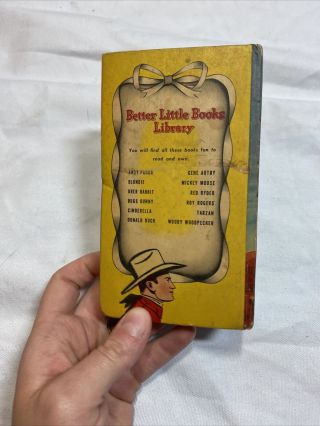 Gene Autry and The Range War 1950 Better Little Book,  Big Little Book N2 3