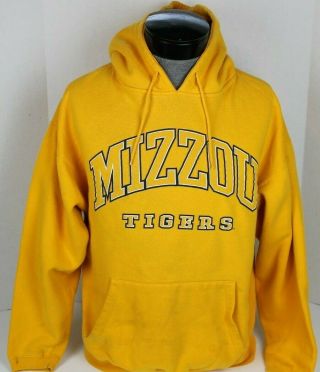 University Of Missouri Mizzou Tigers Ncaa Mens Hoodie Sweatshirt Size Large L