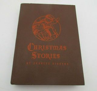 Vintage 1940 Christmas Stories By Charles Dickens Whitman Publishing Hc