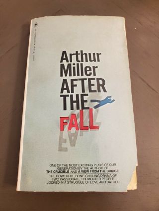 Vintage Book Arthur Miller After The Fall 1980s