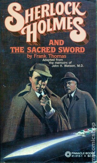 Sherlock Holmes And The Sacred Sword (very Good) 41 - 013 - 1 Frank Thomas 1980