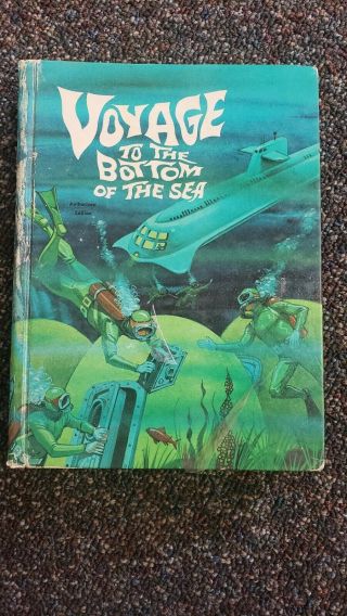 Voyage To The Bottom Of The Sea (vintage 1965) Whitman Hardcover