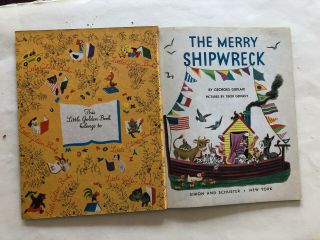 The Merry Shipwreck – A Little Golden Book by George Duplaix,  pics Tibor Gergely 3