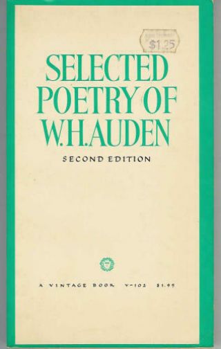 Selected Poetry Of W H Auden