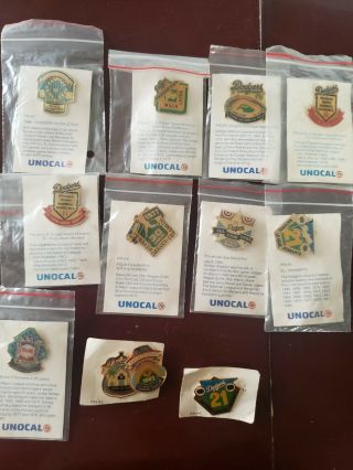 Unocal 76 Los Angeles Dodgers Pins