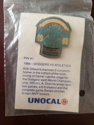 unocal 76 los angeles dodgers pins 2