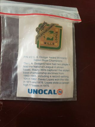unocal 76 los angeles dodgers pins 3