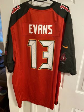 Mike Evans Authentic Nike NFL Tampa Bay Buccaneers On Field Jersey 2XL XXL 2