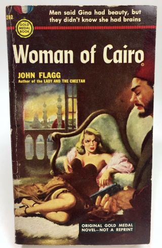 Woman Of Cairo John Flagg Gold Medal 282 Gga 1st Printing Espionage