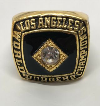 1981 Los Angeles Dodgers Championship Ring Garvey World Series Size 12.  5 7086
