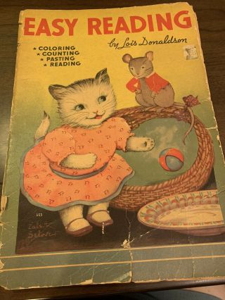 Very Rare Vintage Children’s Coloring/learning Book