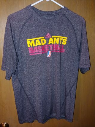 Fort Wayne Mad Ants Nba D League Adidas Climalite Warm Up Shirt Men’s Size Large