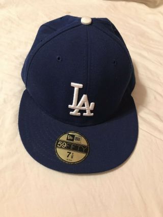 Era 9fifty Basic Snapback Hat Cap Mlb Los Angeles Dodgers Blue Adult Men 7 1/8