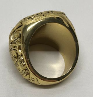 1979 University of Alabama National Champions Gold Tone Man ' s Ring - SZ 10 3333 2