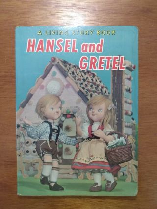 Hansel And Gretel Vintage A Living Story Book Children 