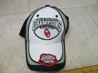Big 12 Football Champions Ou 2007 Dr Pepper Baseball Hat Adjustable College