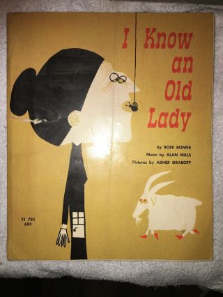 I Know An Old Lady By Rose Bonne Vintage Scholastic Paperback 1968 3rd Printing