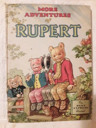 More Adventures Of Rupert Annual 1953 (dandy Old Book)