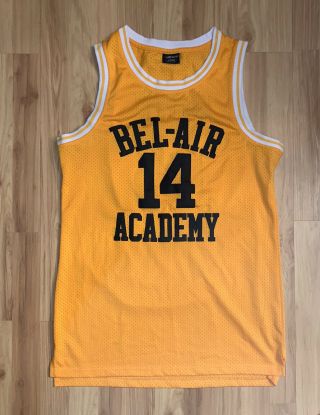 Fresh Prince Of Bel Air Will Smith Basketball Jersey Men’s L Sewn 90s Retro