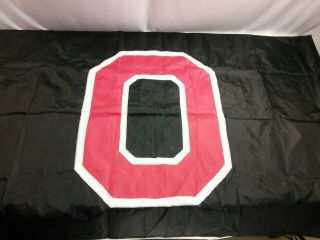 Ohio State 58 X 36 Black Red Flag Football Banner