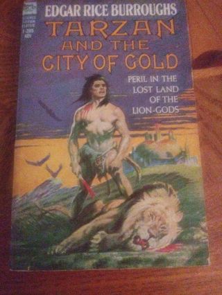 Tarzan And The City Of Gold By Edgar Rice Burroughs (frazetta) Ace Pb F - 205