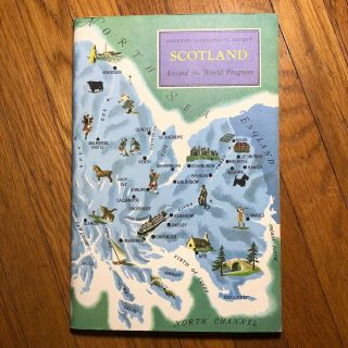 Vintage American Geographical Society Around The World Program Book Scotland