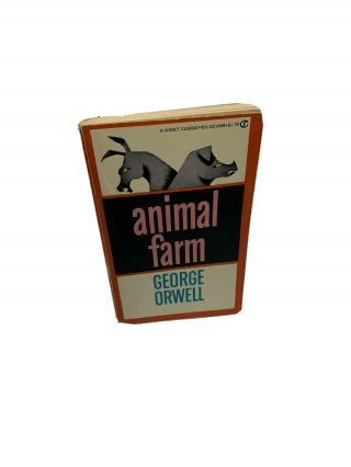 Animal Farm By George Orwell 1946 Vintage Signet Paperback Classic