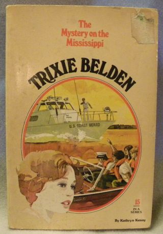 Trixie Belden 15,  Mystery On The Mississippi,  Kathryn Kenny,  Paperback,  1977
