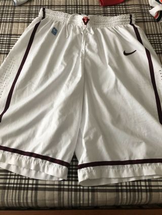 Virginia Tech Hokies Nike Game Worn Team Issued Basketball Shorts Xl
