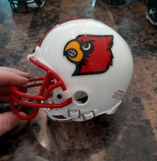 Ncaa Louisville Cardinals Riddell Mini Football Helmet Size,  3 - 5/8
