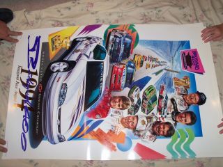 1994 Brickyard 400 Chevrolet Monte Carlo Pace Car Poster,  Earnhardt