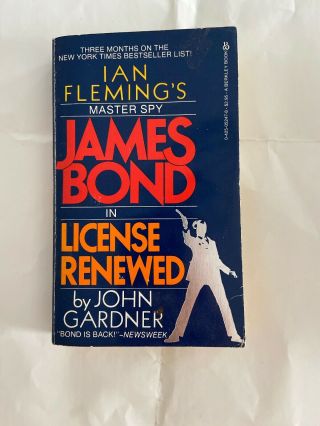 Ian Fleming’s Master Spy James Bond In License Renewed By John Gardner