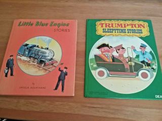 Vintage Childrens Books Trumpton And Little Blue Engine