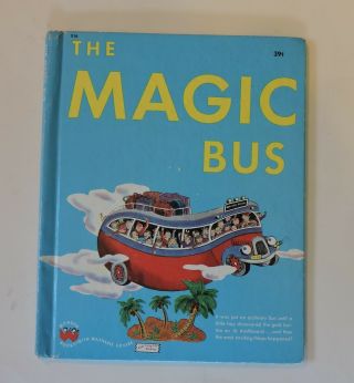 Vintage Book The Magic Bus (516) Wonder Books 1948