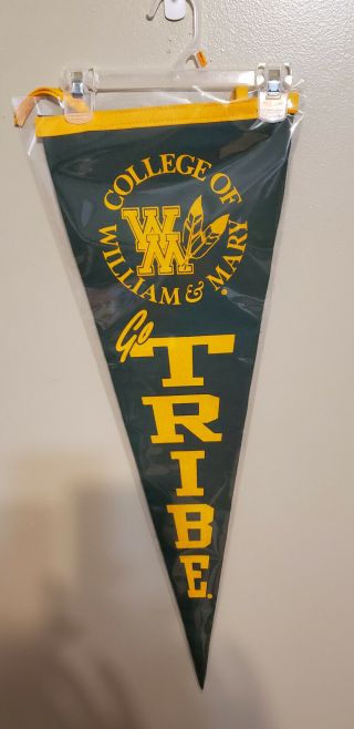 William & Mary Tribe Ncaa Wool Pennant With Holder 07/18/2020