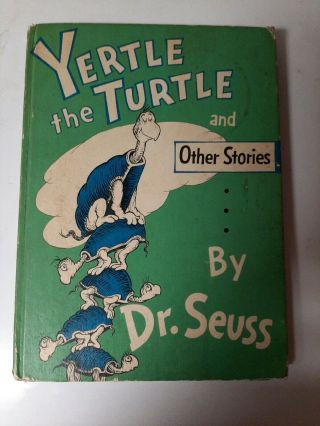 Vintage Book Yertle The Turtle And Other Stories 1958 Hc First Edition Dr.  Suess