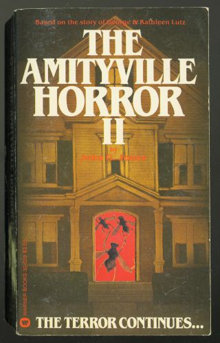 The Amityville Horror Ii By John G.  Jones 1982 1st Printing Warner Books Pb