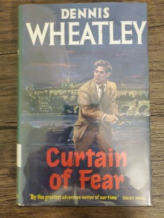" Curtain Of Fear " By Dennis Wheatley - The Lymington Edition