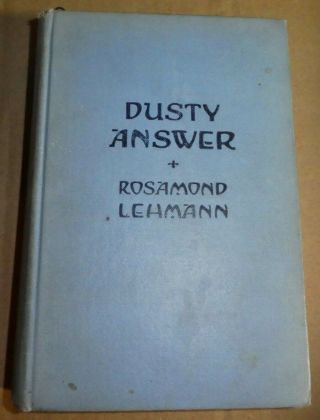 Vintage Dusty Answer Lehmann,  Rosamond [1927] Hc Of