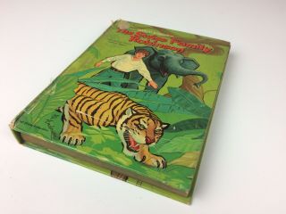 Vintage Walt Disney - The Swiss Family Robinson - 1960 Hard - Cover Book