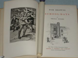 1890 BOOK TOM BROWN ' S SCHOOL - DAYS BY THOMAS HUGHES 3