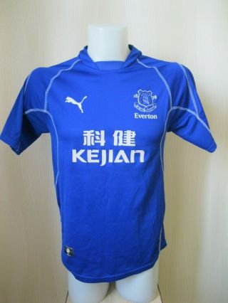 Fc Everton 2002/2003 Home Size M Puma Football Shirt Jersey Soccer Maillot