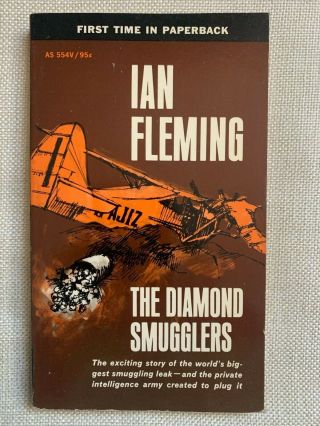 The Diamond Smugglers By Ian Fleming,  1964 Collier Pb,  Vg,