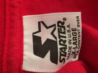 Vtg 1997 Mark Mcgwire St Louis Cardinals MLB Baseball Starter XL Red T - shirt 3