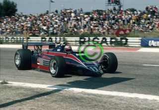 Racing 35mm Slide F1 - Mario Andretti - Lotus 81 1980 France Formula 1