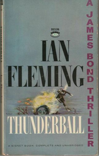 James Bond Ser.  : Thunderball By Ian Fleming (1962,  Mass Market)